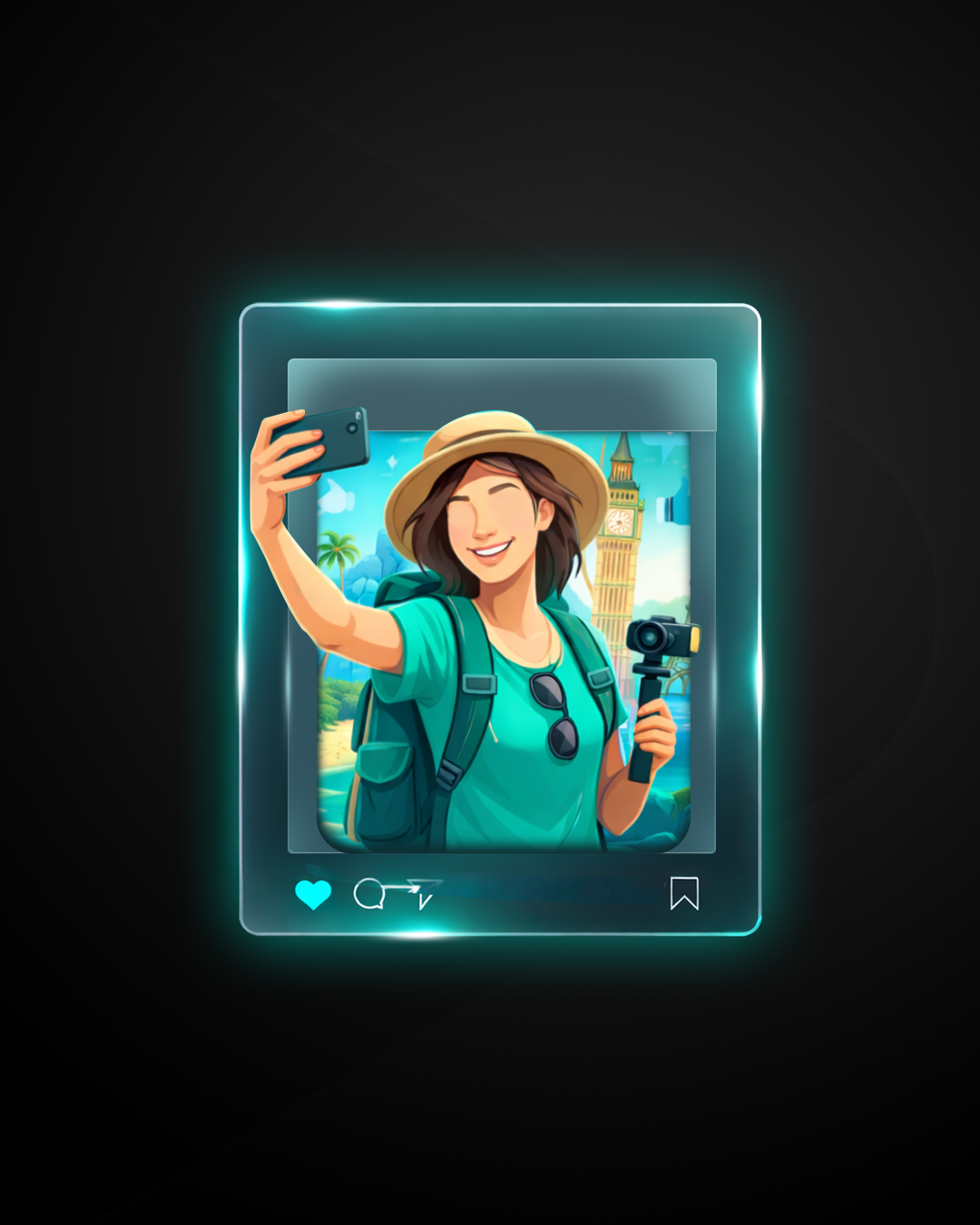 Lifestyle shoot with camera